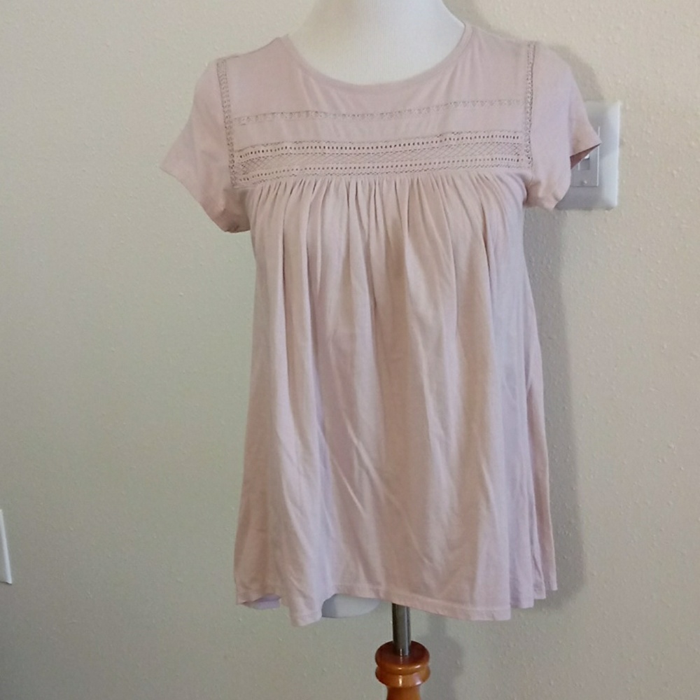Loft shirt size s . Pale pink